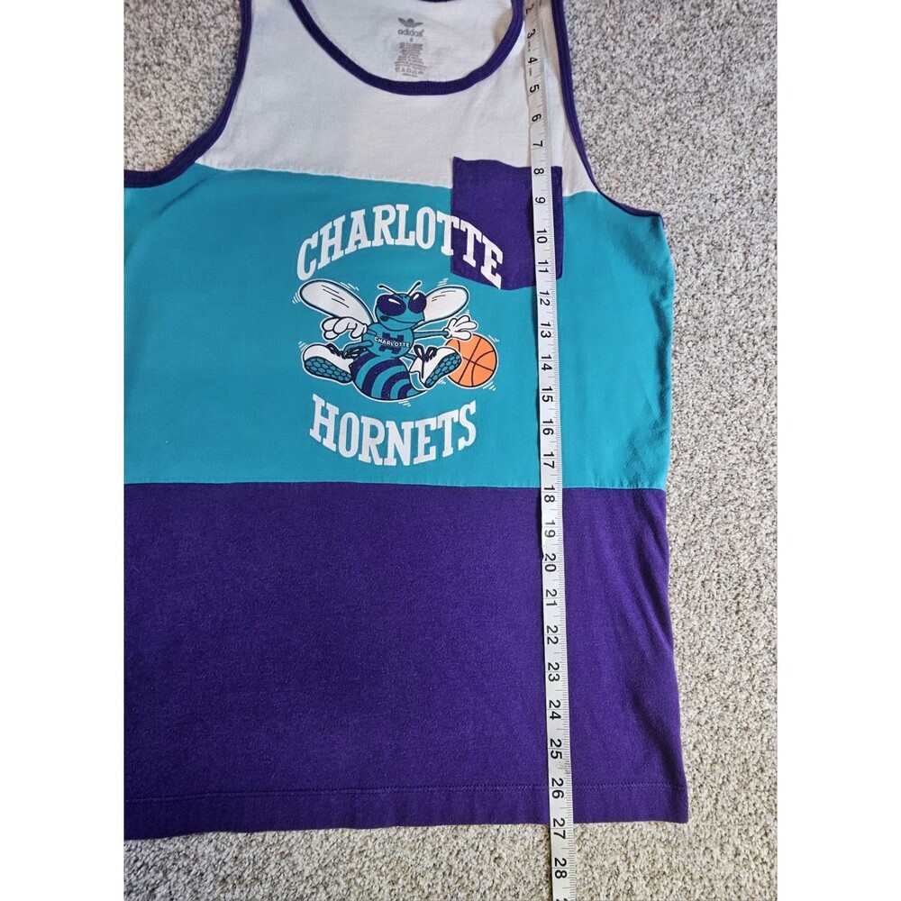 Charlotte Hornets adidas Originals Men’s Tank Size S - Picture 4 of 8